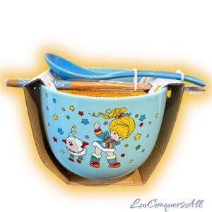 Rainbow Brite & Twink Stars Ramen Bowl Set